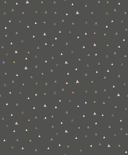Masureel Tapete geometrisches Motiv Grau - 53 cm x 10.05 m - 631877