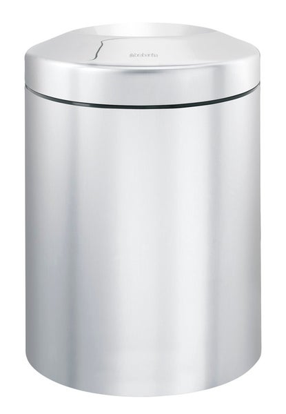 Brabantia Feuerlöschender Papierkorb 7 Liter HxBxT 27,7 x 20,7 x 20,7 cm Edelstahl Matt