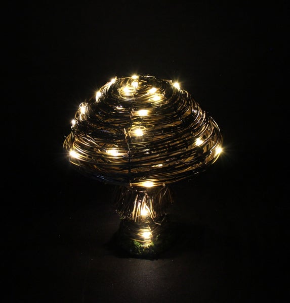 Dekorative Pilzlampe mit Beleuchtung für Innenräume