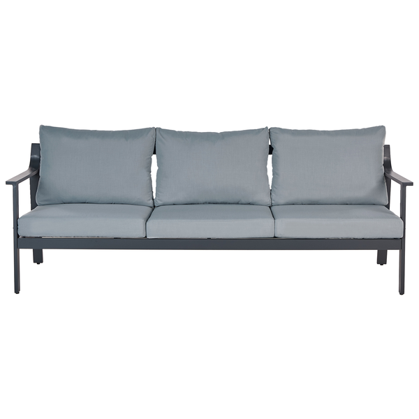 Dreisitzer-Gartensofa mit Polsterkissen