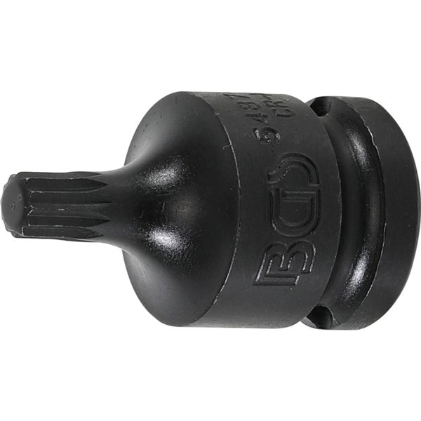 BGS Kraft-Bit-Einsatz Antrieb Innenvierkant 12,5 mm (1/2) Innenvielzahn (für XZN) M8 - 5487-M8