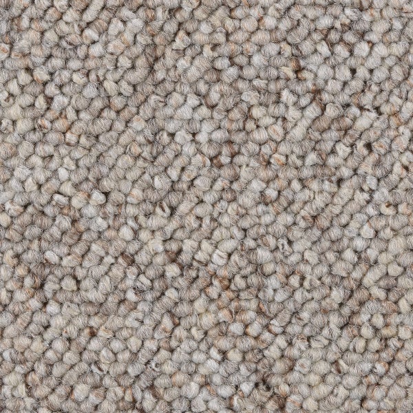 Teppichboden beige mit Vliesrücken und Schlingen Struktur 200 cm Breite (Meterware)