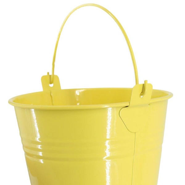 Kindereimer (Metall) - 0,8 Liter (Gelb)