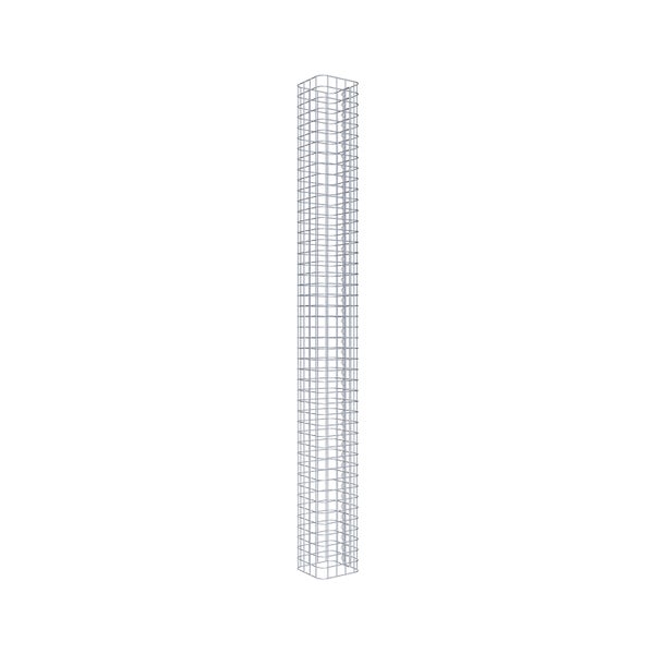 Gabionensäule 22 x 22 cm MW 5 x 5 cm eckig - Höhe: 2,30 m
