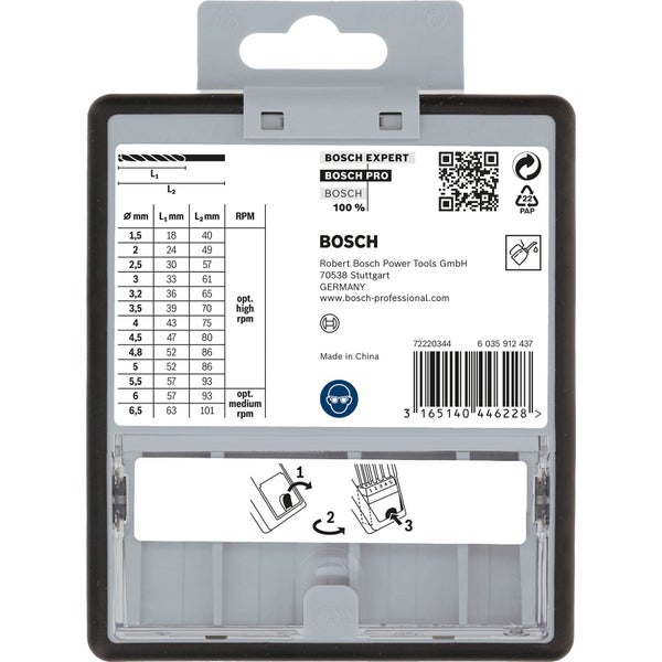 Bohrer-Set in verschiedenen Größen