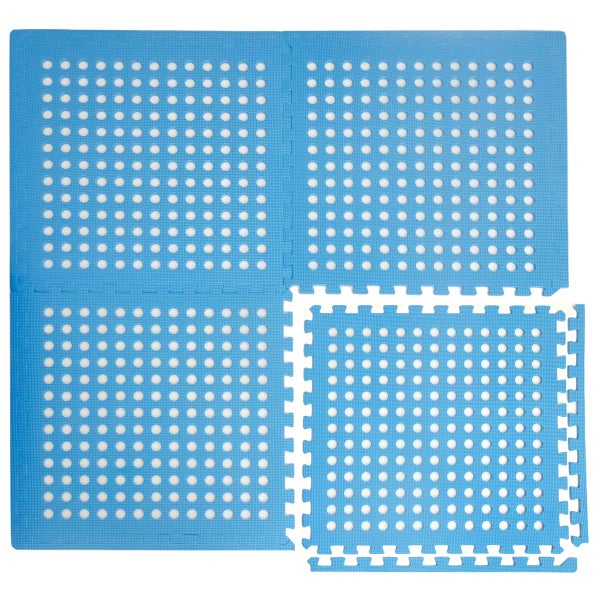 EYEPOWER Poolmatte Bodenmatte 1,59qm Bodenfolie Bodenfliese 4er Set Unterlage für Pool
