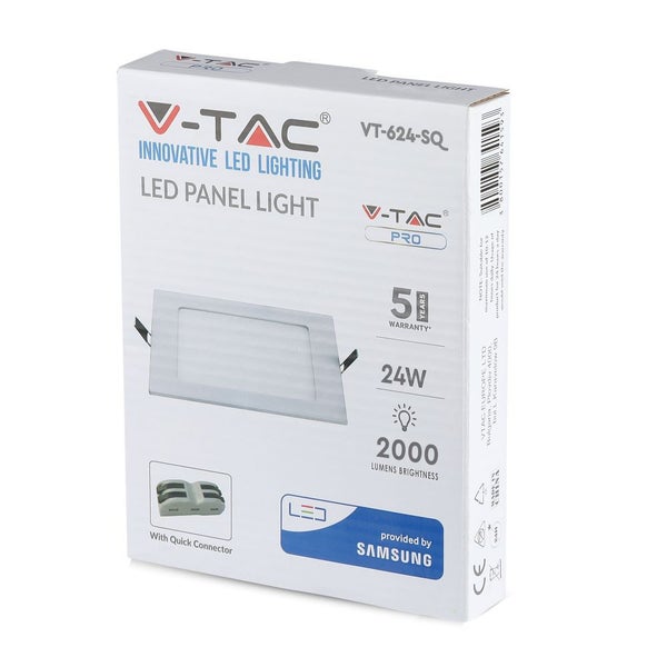 V-TAC LED Panel Leuchte Verpackung