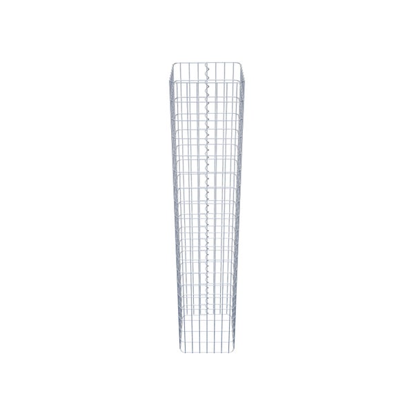 Gabionensäule 37 x 37 cm, MW 5 x 10 cm eckig - Höhe: 1,90 m