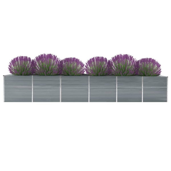Hochbeet mit Zierlauch-Pflanzen