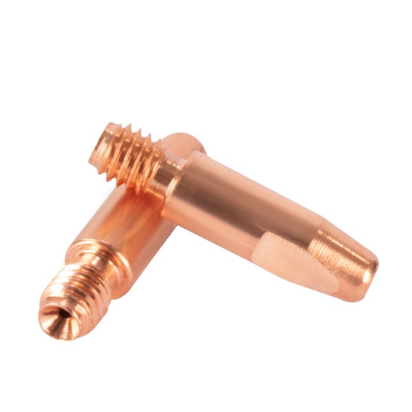 STAHLWERK Stromdüsen für Aluminium AK25 MB25 MIG MAG Kontaktdüsen M6x28 1,0 mm
