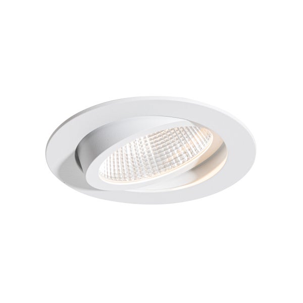 Einbau-Strahler weiß 9,5 cm inkl. LED 1300 lm dimmbar IP65 - Gaius