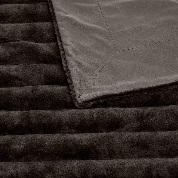 Rituals Kuscheldecke 130x170 cm - Braun, Wohndecke Überwurfdecke, Fleecedecke Sofadecke