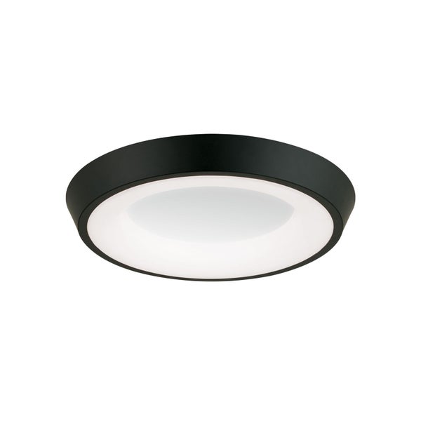 LED Deckenleuchte Look Ø 55cm Schwarz 3000K 3500lm