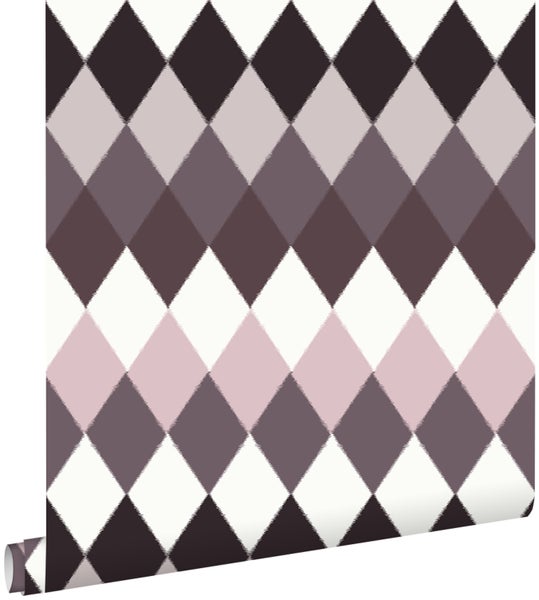 Tapetenrolle mit Rautenmuster