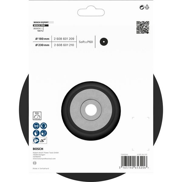 Bosch PRO Backing Pad weich 180 mm M14 weich - 2608601209