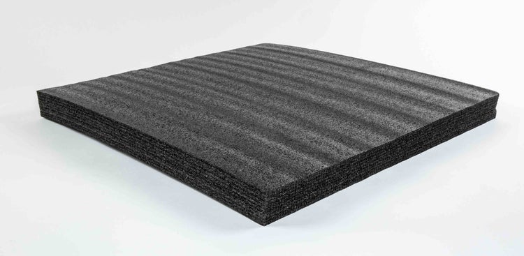 TYGR-Multilayer Schaumstoff schwarz 600x600x50 |DIY-Werkzeugeinlage für Werkzeug, Kamera & Co