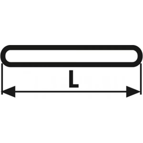 Symbol für die Kennzeichnung der Länge L an einem Produkt