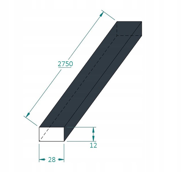 Akustikpaneel CLAMARO Nussbaum Columbia MDF 2750 x 460 x 18 mm