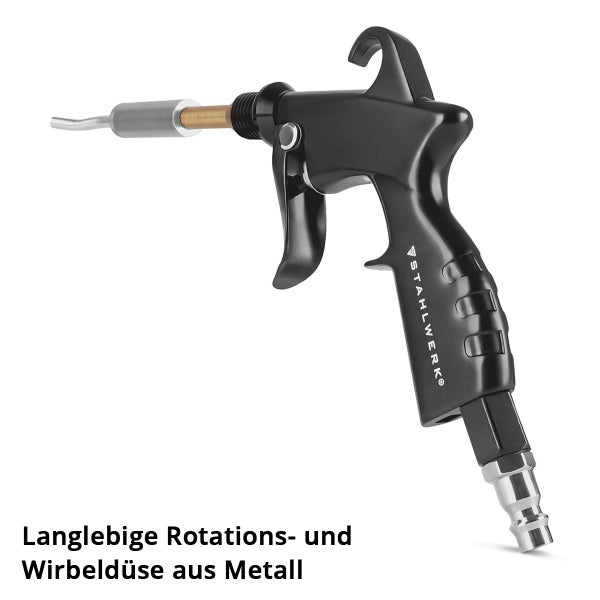 Stahlwerk Druckluftpistole mit Rotations- und Wirbeldüse