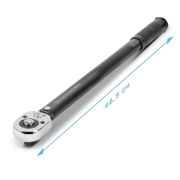 STAHLWERK Drehmomentschlüssel TW-210 ST 28-210 Nm 1/2“ Zoll mit Mikrometerskala