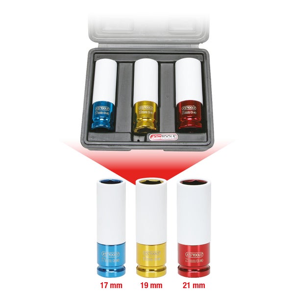 Schlagschrauber-Nuss Set im Koffer