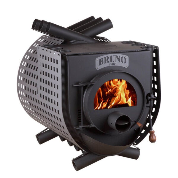 Werkstattofen Bruno Pyro IV mit Herdplatte inkl. Seitenverkleidung Quattro