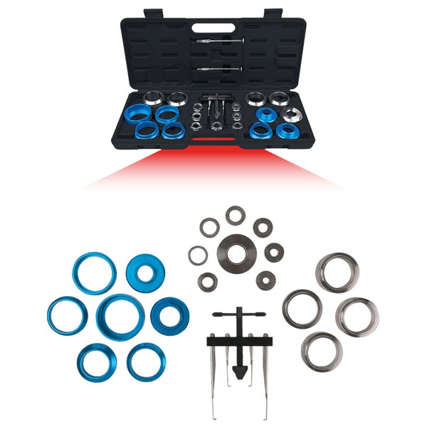 KS TOOLS Wellendichtring und Simmerring Montagewerkzeug-Satz 24tlg. - 700.1280
