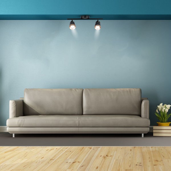 V-TAC VT-812-B-N - LED-Wandleuchten mit Doppelkopf - Schwarz - IP20 - 10W - 1080 Lumen - 3000K