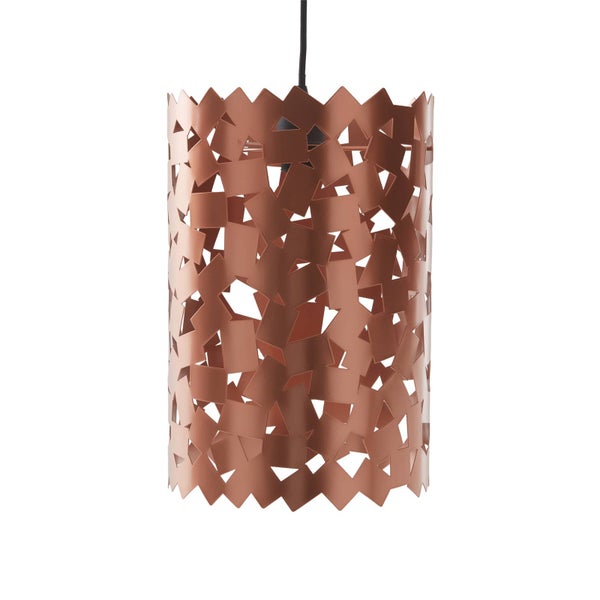 Lucande Pendelleuchte Aeloria (Modern) in Kupfer aus Metall (1 flammig, E27) - Deckenlampe Esstischlampe Hängelampe Hängeleuchte Wohnzimmerleuchte