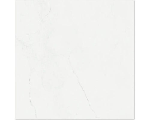 Weiße Keramikfliese mit Marmoroptik
