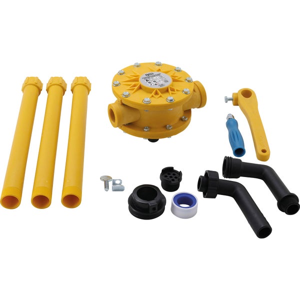 Handpumpe mit Zubehör für verschiedene Flüssigkeiten