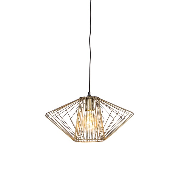 Design Hängelampe Messing - Stiel