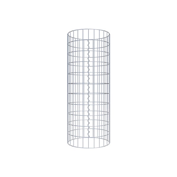 Gabionensäule Durchmesser 42 cm, MW 5 x 10 cm rund - Höhe: 1,10 m