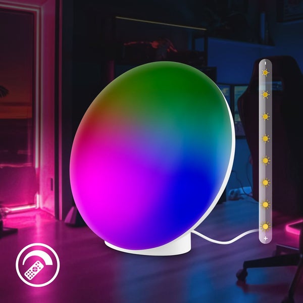 LED Tischlampe LED Tischleuchte Dimmbar Touch Fernbedienung RGBIC CCT Gaming