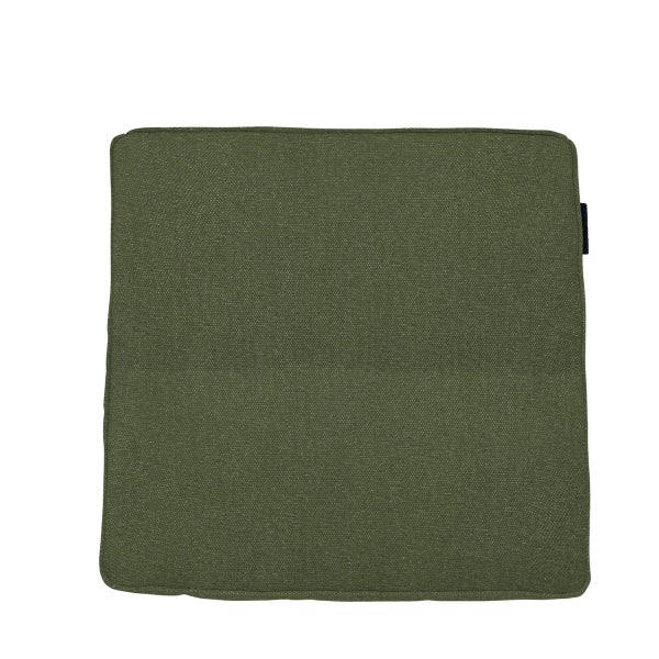 Sitzkissen, grünes Canvas Eco+ - Ca. 40x40 cm - 4er-Set