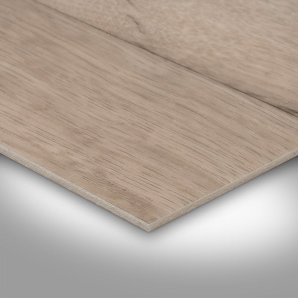 PVC Bodenbelag Meterware Holzoptik rustikal mit Vliesrücken 200 cm breit (Meterware)