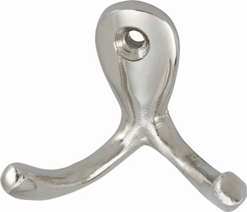 Doppelter Kleiderhaken aus Metall