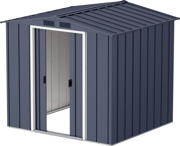 Metall Gerätehaus 202x174 Gartenhaus Schiebetüren