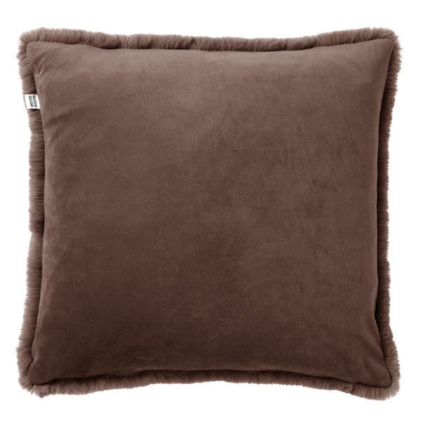 Zaya Kissenbezug - Bont look 60x60 cm, Braun