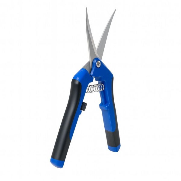 Rasenkantenschere mit Stahlklingen und Kunststoffgriffen