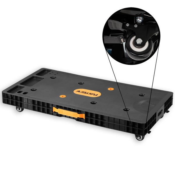 Fuxted Werkzeugrollbrett mit Rädern und Griff