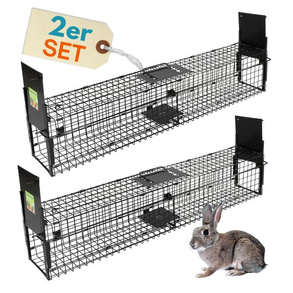 Lebendfalle mit Maßangaben