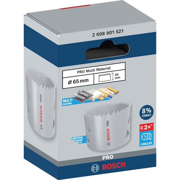 Bosch PRO Multi Material Lochsäge 65 mm mit Gewinde - 2608901521