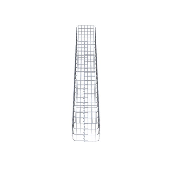 Gabionensäule 32 x 32 cm, MW 5 x 10 cm eckig - Höhe: 2,30 m