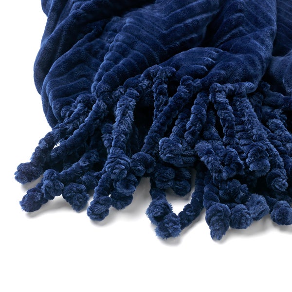 Wohndecke Ziggy - Blau 140x180 cm