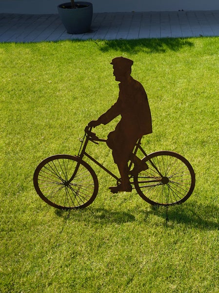BADEKO Edelrost Fahrradfahrer -Gustav-