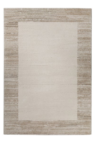 Kurzflor Teppich Creme Beige Thorben WECONhome 140x200 cm
