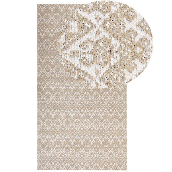 Teppich ATIMA Beige 80 x 150 cm Jute