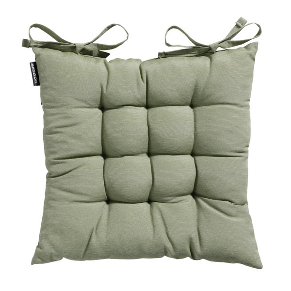 Sitzkissen Tuscany Panama Salbei - Ca. 46x46 cm - 4er-Set