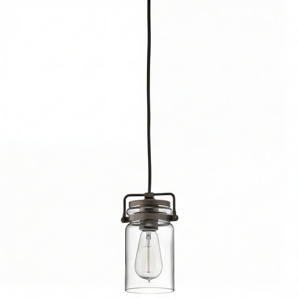 Hängelampe mit Glas und Fassung